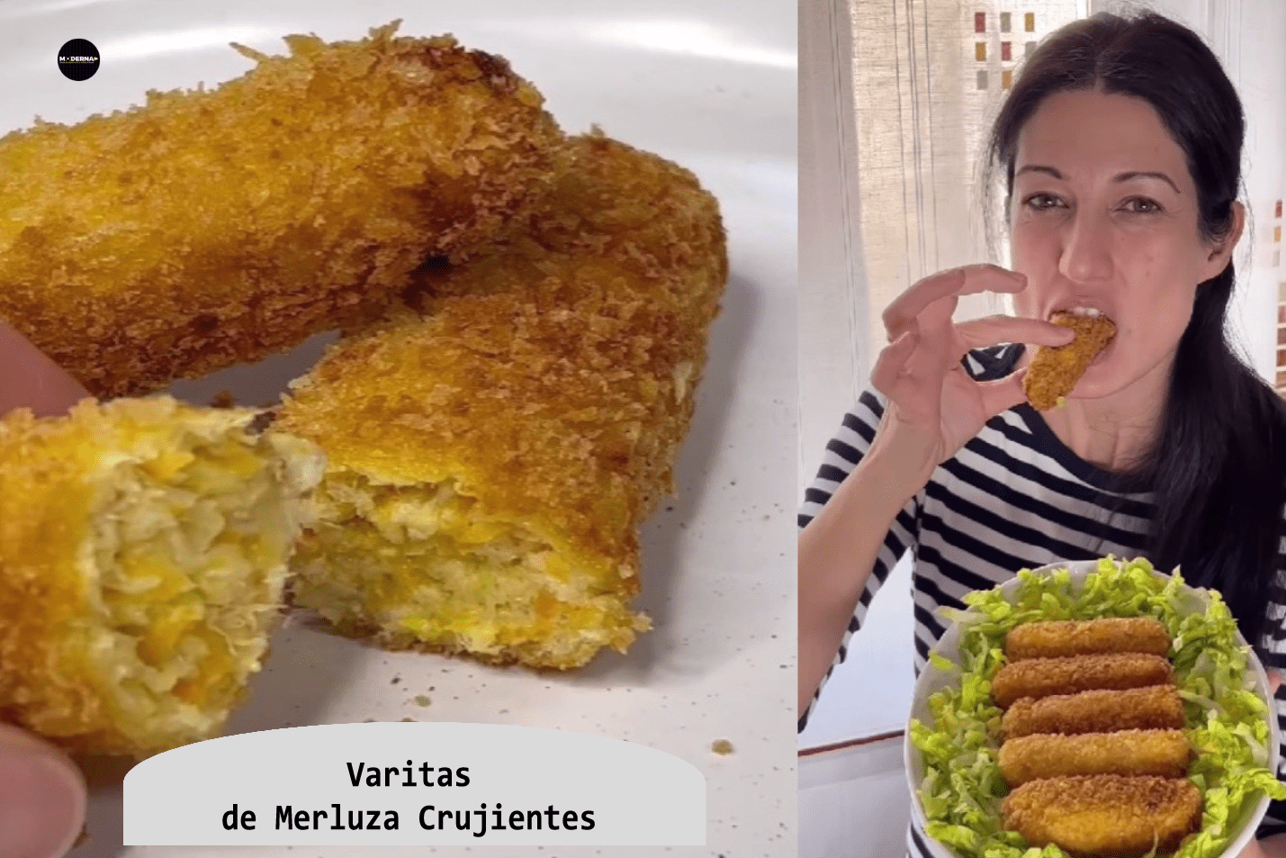 Cocina con Noelia Varitas de Merluza