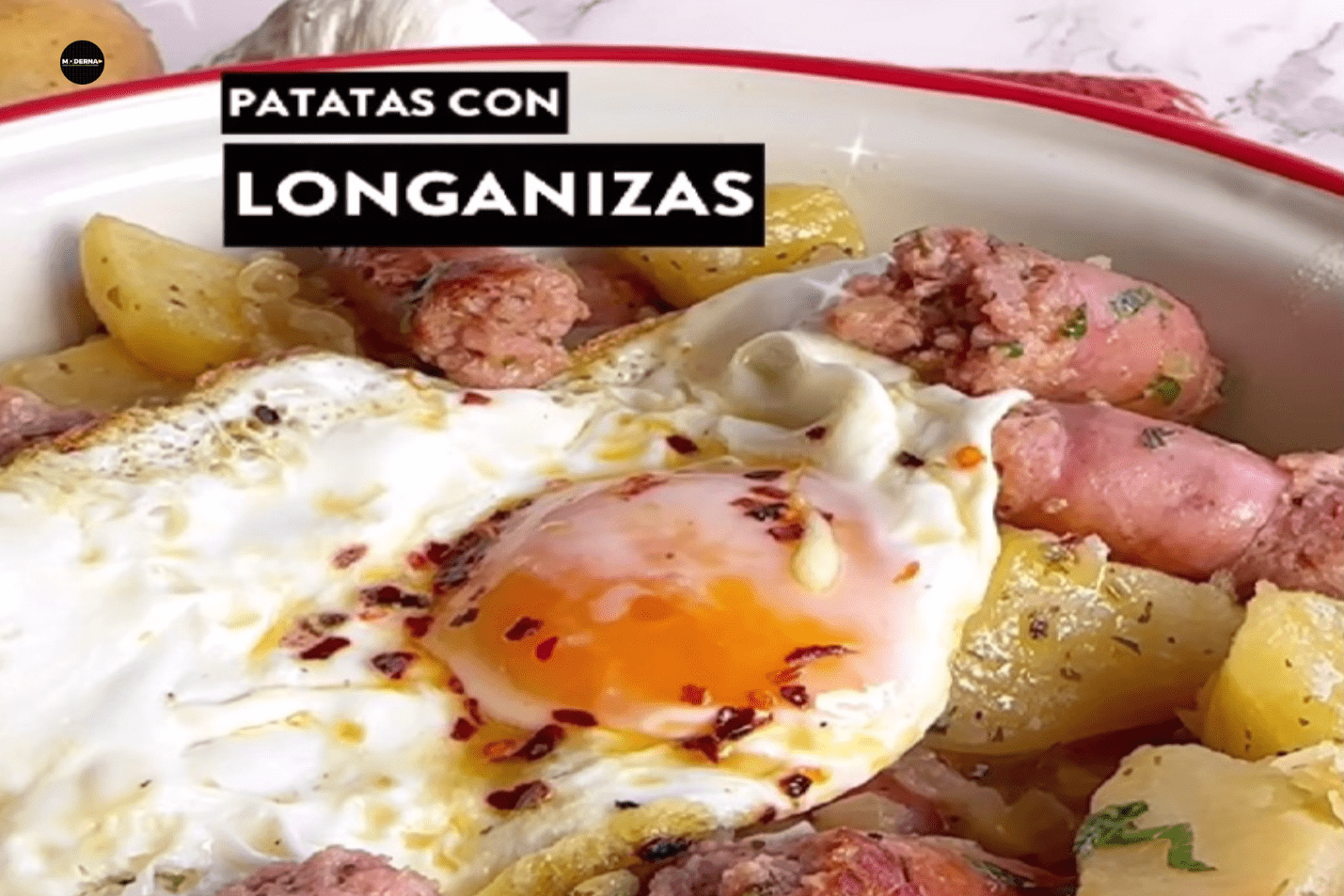 Cocinando con Rolo Patatas con Longaniza - INICIO